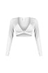 Clean V Neck Long Sleeve Top